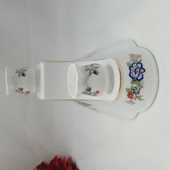 Royal Tara Fine Bone China Harmony 3 Light Candelabra - Picture 12 of 14